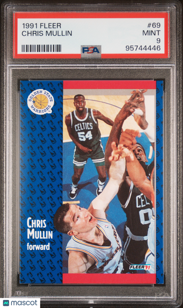 1991 Fleer Chris Mullin #69 PSA 9