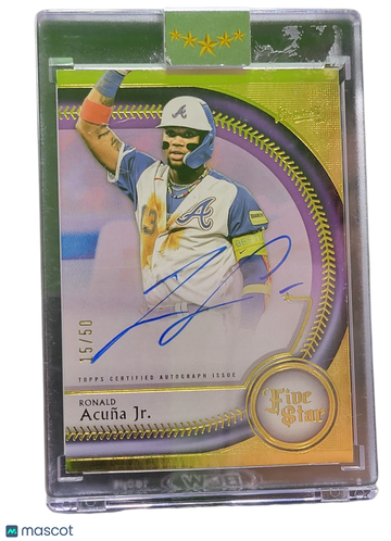 2024 Topps Five Star Ronald Acuña Jr. #FSA-RA Gold /50