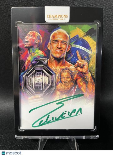 2023 Champions Collection UFC Charles Oliveira Autographed JSA Authenticated MMA Collectible