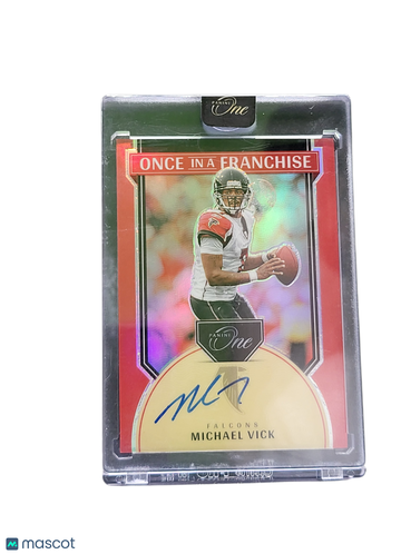 2025 Panini One Prizm Once in a Franchise Michael Vick #352 Red /60