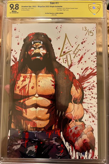 The Sav #1 Signed by Javan Jordan 13/15 Invincible Virgin Homage Megacon Ltd 125