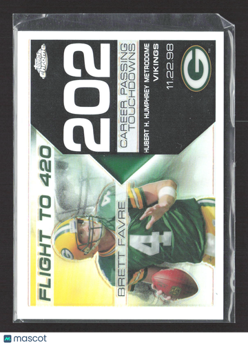 2008 Topps Chrome Flight to 420 Brett Favre #BFC-202 Refractor