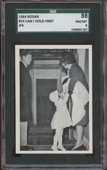 1964 Rosan John F Kennedy  #24 Can I Hold Him? SGC 88 NM/MT 8