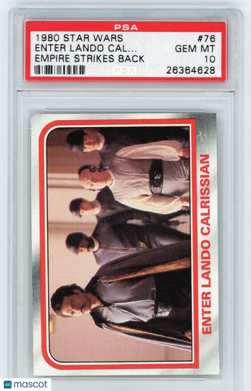 1980 Star Wars Empire Strikes Back Enter Lando Cal.. . #76 PSA 10