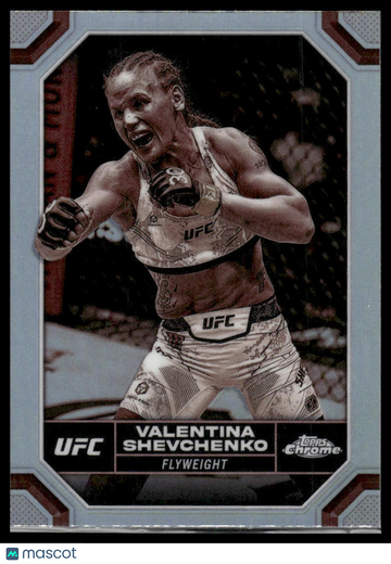 2024 Topps Chrome UFC Valentina Shevchenko #190