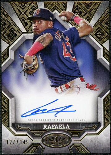 2025 Topps Tier One Ceddanne Rafaela Break Out Auto #/149