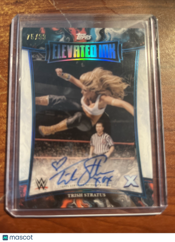 2025 Topps Trish Stratus Aqua Short Print Topps