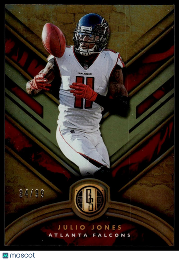 2021 Panini Mosaic Draft Picks Julio Jones #96 Mosaic Red SN
