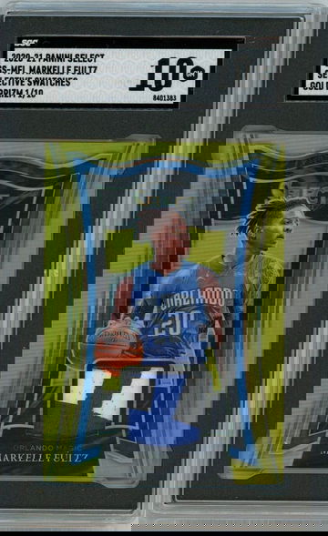 2020 Panini Select Markelle Fultz Selective Swatches Gold Prizm 1/10 SGC 10