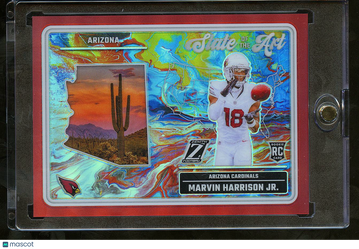 2024 Panini Zenith Prizm State of the Art Marvin Harrison Jr. #22 Red RC