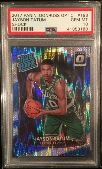 2017 OPTIC SHOCK JAYSON TATUM RC PSA 10