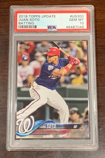 2018 Topps Update Juan Soto PSA 10
