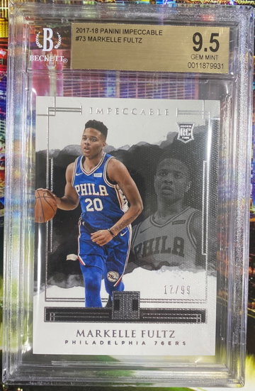 2017 Markelle Fultz #73 impeccable 9.5 gem mint