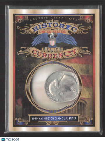 2022 Upper Deck Currency Relic 1970 Washington Clad Quarter #CR-16