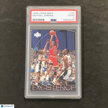 1996 Upper Deck Michael Jordan #165 PSA 2