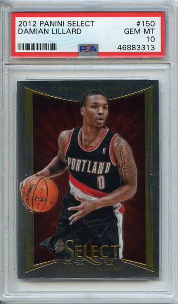 Damian Lillard Select Rookie PSA 10