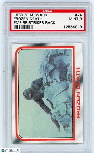 1980 Star Wars Empire Strikes Back Frozen Death #24 PSA 9