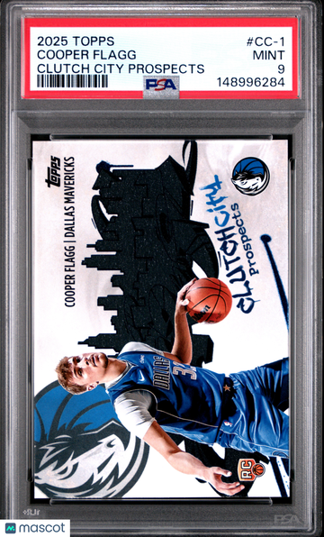 2025 Topps Clutch City Prospects Cooper Flagg #CC-1 PSA 9