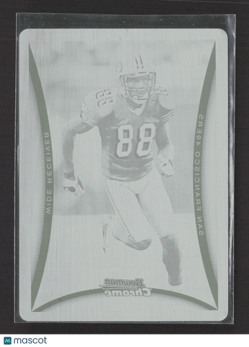 2008 Bowman Chrome Isaac Bruce #BC199 Black Printing Plate Printing Plate