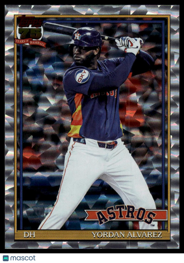 2026 Topps Yordan Alvarez #T91-36 1991 Topps Baseball 35th Anniversary Crackle Foil (Series One)
