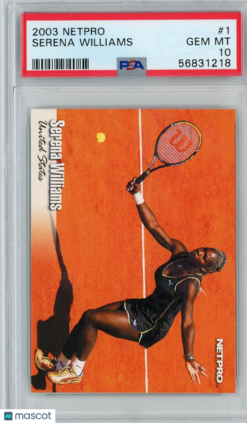 2003 Netpro Serena Williams #1 PSA 10