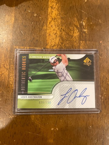 2012 Louis Oosthuizen Rookie SP Authentic Auto /100