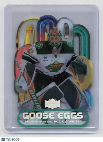 2023-24 SkyBox Metal Universe Goose Eggs Filip Gustavsson #GE-8