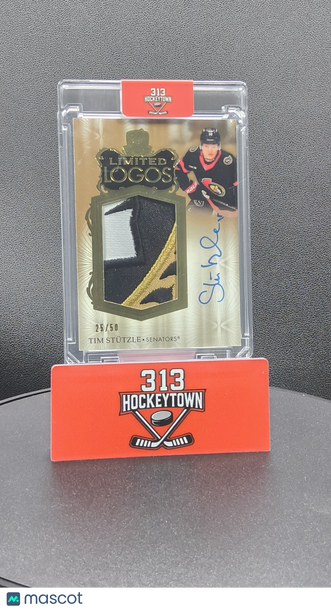 2023 Upper Deck The Cup Limited Logos Tim Stützle #LL-TS /50 Patch Memorabilia