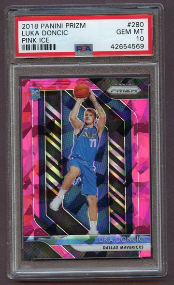 LUKA DONCIC 2018  PINK ICE  PSA 10  280