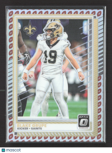 2025 Panini Donruss Optic Prizm Blake Grupe #87 /16