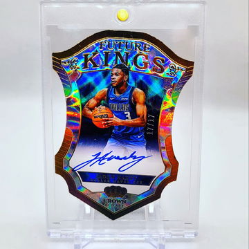 2022-23 Panini Crown Royale Future Kings FOTL Jaden Hardy 17/17 Rookie Autograph SSP