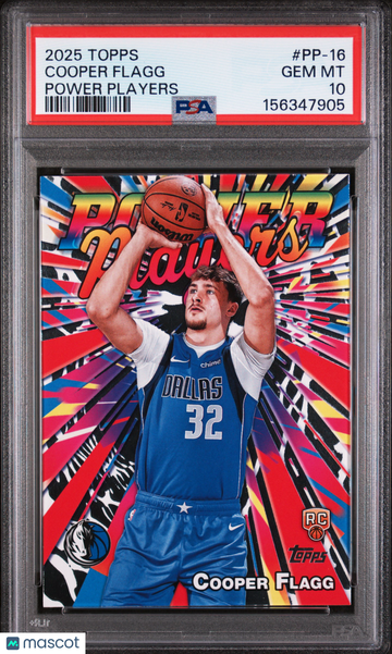 2025 Topps Power Players Cooper Flagg #PP-16 PSA 10