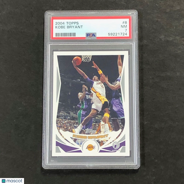 2004 Topps Kobe Bryant #8 PSA 7