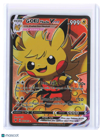 Goku Pikachu Vcos Holo Rare FA #17/55