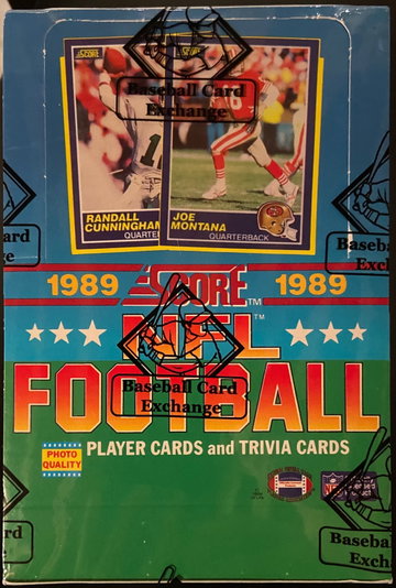 1989 Score Football (BBCE) Box