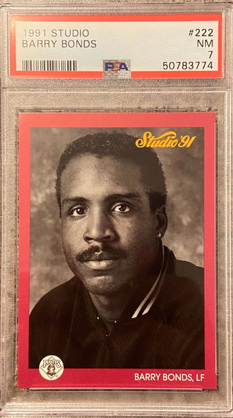 1991 Studio (Leaf) Barry Bonds PSA 7
