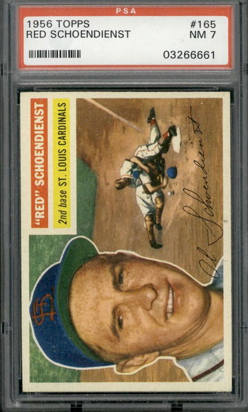 1956 Topps #165 Red Schoendienst