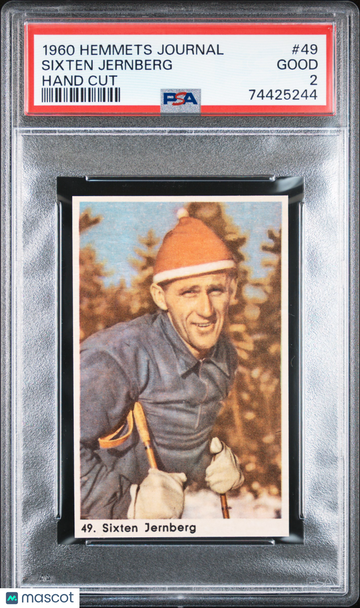 1960 Hemmets Journal Sixten Jernberg #49 Rookie PSA 2