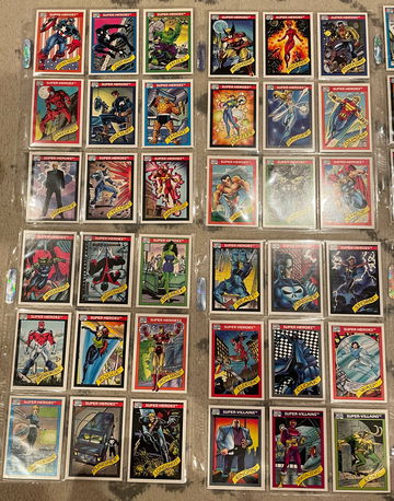1990 Marvel Universe Series 1 complete set with Holograms