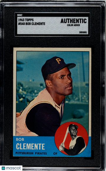 1963 Topps Bob Clemente #540 SGC A
