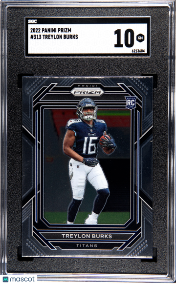 2022 Panini Prizm Treylon Burks #313 SGC 10