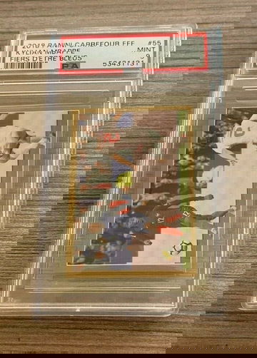 2018 Panini Carrefour FFF #53 Kylian Mbappe Fiers D'etre Bleus PSA 9 MINT POP 7