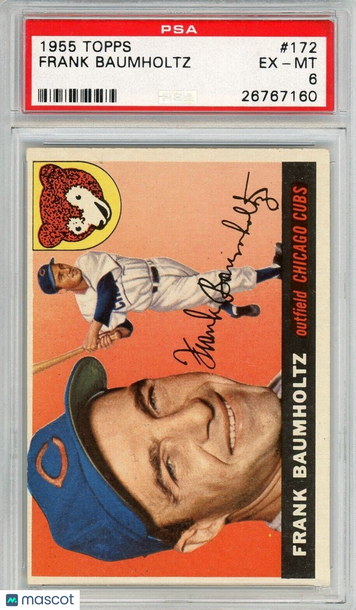 1955 Topps Frank Baumholtz #172 PSA 6 P1350
