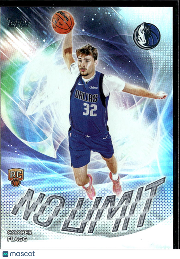Cooper Flagg 2025 Topps No Limit RC Base Dallas Mavericks