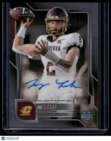 2025 Bowman University Chrome Joe Labas #BCA-JL Bowman