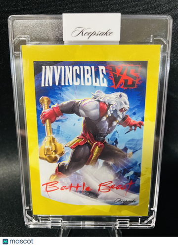 2026 Keepsake Invincible VS Battle Beast #/50 Character Signagraph Card #4
