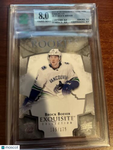 2017-18 Upper Deck Ice Brock Boeser Rookie MNT 8