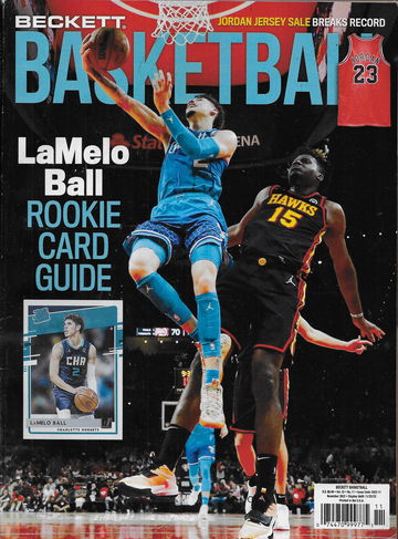 Beckett Basketball Card Monthly Price Guide Magazine November 2022 LaMelo Ball Charlotte Hornets