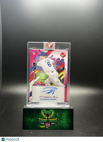 2025 Topps Pristine Hye-Seong Kim #PA-HSK Pink /17 RC