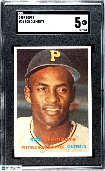 1957 Topps Bob Clemente #76 SGC 5